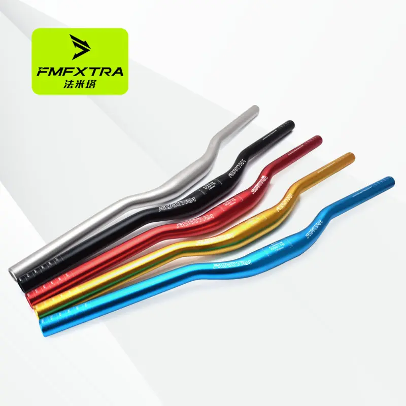 Bicycle handle bar mountain bike aluminum alloy handle bar ultra light 31.8*620mm straight handle swallow handle faucet modification accessories drop  bar engine  11