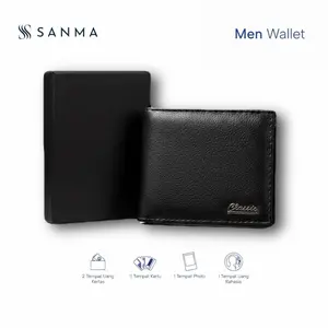4.4 Gratis Ongkir Setiap Hari!! dompet kulit sintetis dompet lipat pria dompet pria murah