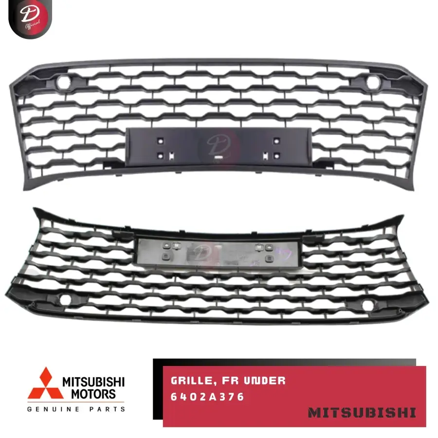 6402A376 Grill Jaring Bumper Depan All New Pajero Sport Dakar 2016 On