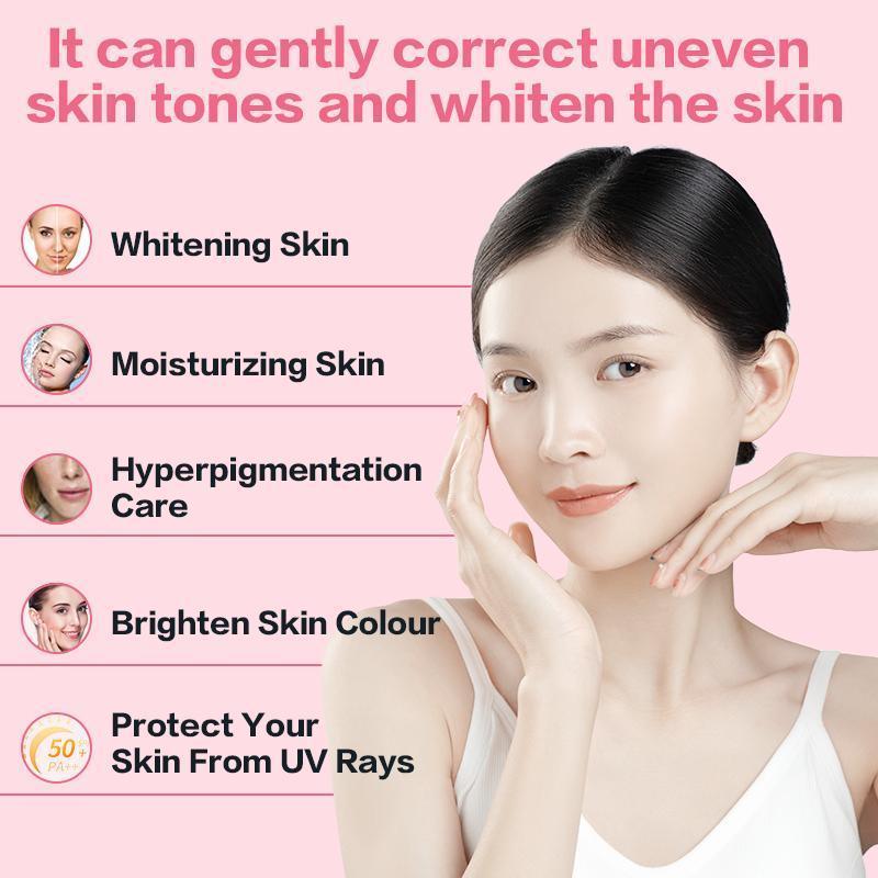 Product Introduction of [Gift box] Saludent facial care set Sakura Whitening Cream + Brightening Serum + Soap Niacinamide Glutathione Arbutin Niacinamide Vitamin C Vitamin E Christmas gift 2