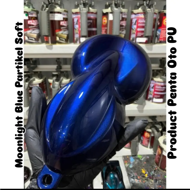 Moonlight Blue Partikel Halus (RCP Paint) Jenis PU PENTA OTO 0