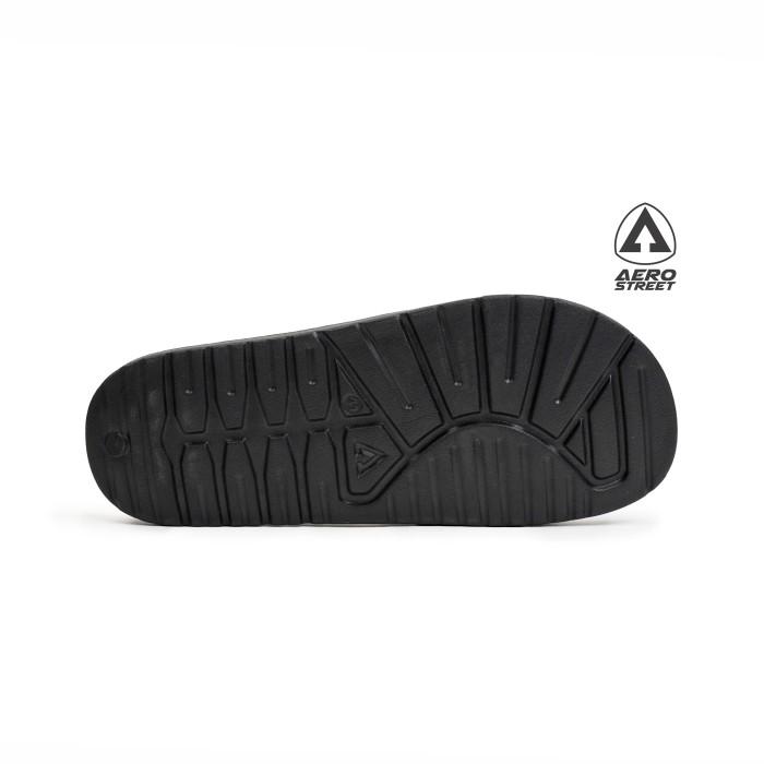 Aerostreet 39-44 Romeo Hitam Hitam - Sandal Selop Slip On B1AAA 7