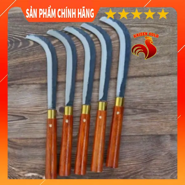 Dao Liềm Quắm cắt buồng dừa phát cảnh cỏ vườn nương rẫy hàng thép NHÍP bền tốt 4