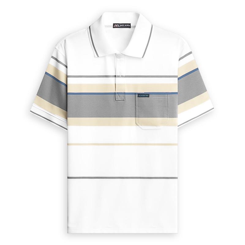 Aó polo nam trung niên big size tặng ba ,áo thun nam lớn tuổi  50-100 kg vải cotton thấm hút mồ hôi  xuất xịn Menswear Shirt Có Cổ áo Ngắn Tay Tay Ngắn Dệt