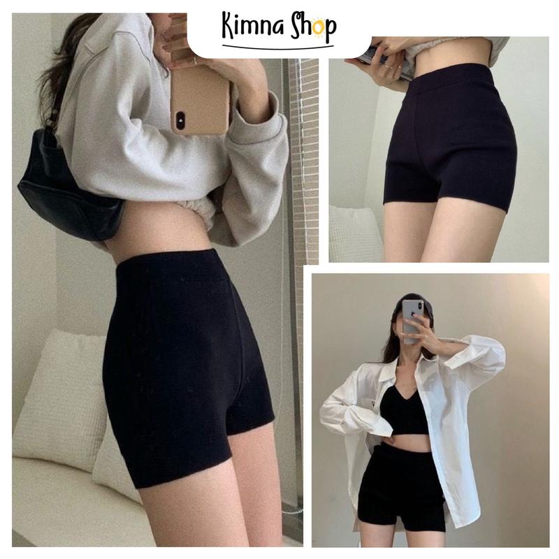 Quần legging đùi nữ nâng mông quần sooc nữ thể thao tập gym