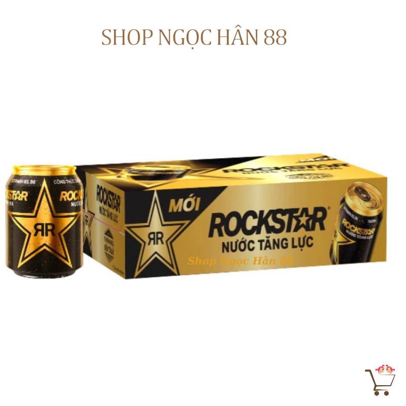 Thùng 24 Lon Nước Tăng Lực Rockstar 250ml Lon