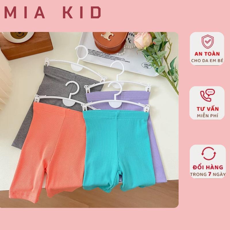 [chốt tăng 1-2 sai] Quần legging lửng cho bé gái , Quần đùi co giãn mềm mại thoải mái cho bé MIA KIDS