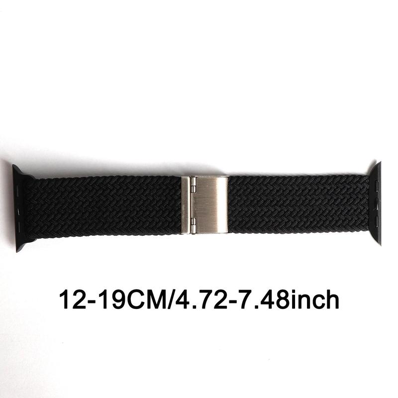 Loop Nylon Woven Band (Band Only), 1 Count Nylon Braided Design Soft Sport Watch Band with Buckle Loop Compatible with Apple Watch Ultra 2 Series SE 9 8 7 6 5 4 3, Wearable Devices Accessories 1