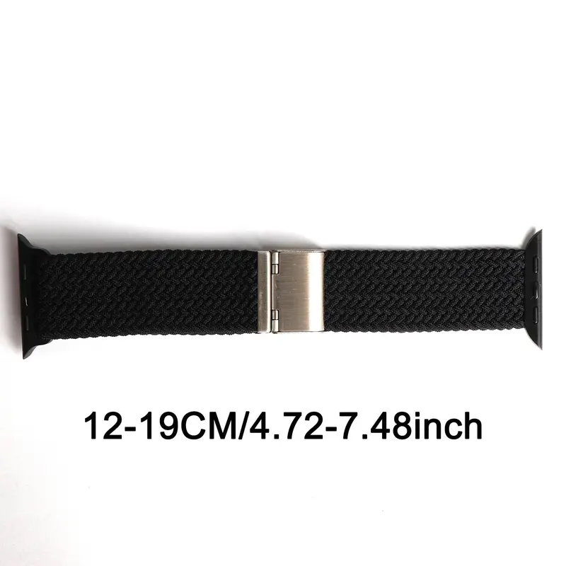Loop Nylon Woven Band (Band Only), 1 Count Nylon Braided Design Soft Sport Watch Band with Buckle Loop Compatible with Apple Watch Ultra 2 Series SE 9 8 7 6 5 4 3, Wearable Devices Accessories 1