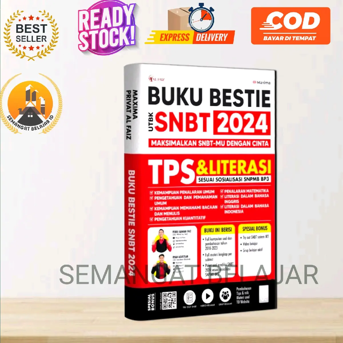 Paket Lengkap Buku Bestie UTBK SNBT 2024 TPS dan Literasi