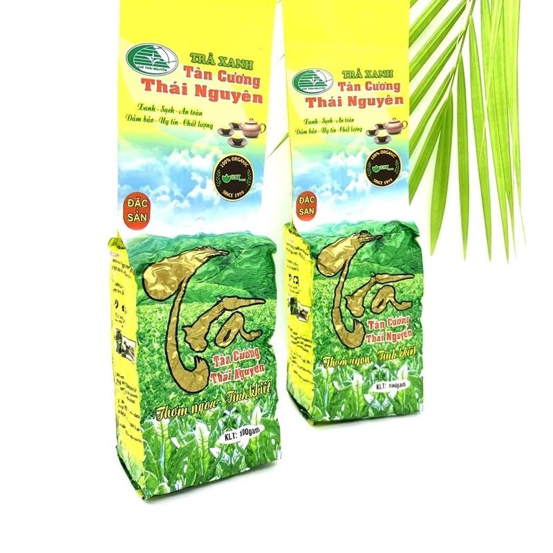 Chè xanh Tân Cương Thái Nguyên gói 500g trà xanh hút chân không Tea Chua trà  gc Sen