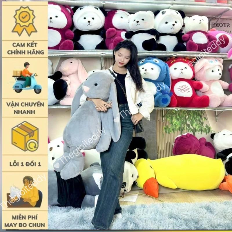 Thỏ Jellycat gấu bông size 85cm , gấu bông thỏ , đồ chơi cho bé yêu thỏ jellycat gâu bông Thú Bông  Toy Voi Phát Nhạc gấu bông vô tri jellycats ẵ jellycat 85cm bear tai pam  Xmas Tết 2025