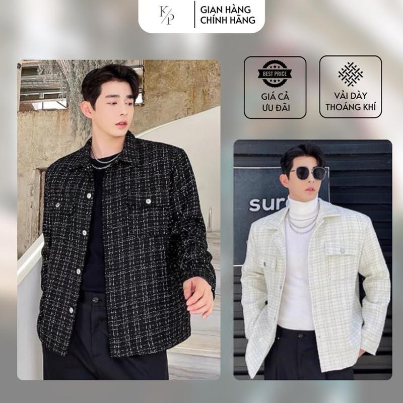 Áo khoác Dạ Nam 2 Lớp Lót Lụa Cổ Bẻ KAPA - Menswear aokhoac cao Có Túi
