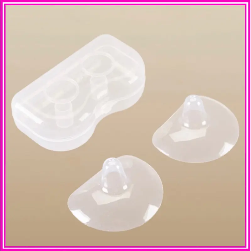 Núm trợ ti cho mẹ, 2 núm trợ ti silicon mỏng và siêu mềm không chứa BPA an toàn cho bé (Kèm hộp đựng)