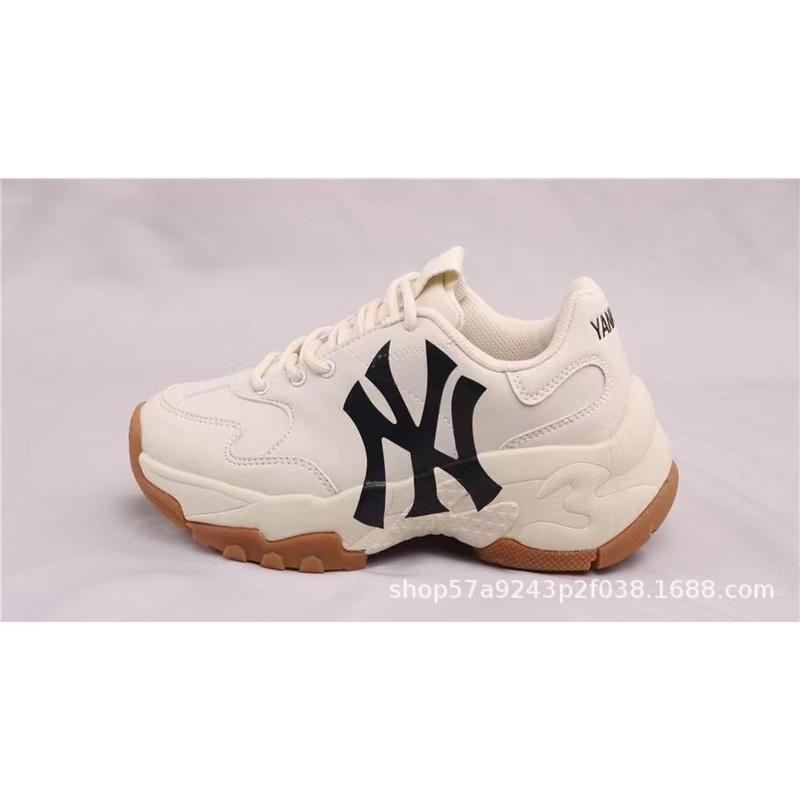 Dad Shoes MLB, Putian Nguyên Bản Thuần Khiết, Tăng Chiều Cao 6cm, Đế Dày, NY Big Logo Yankees, Giày Cao Cấp, Dễ Phối Đồ, Unisex 6