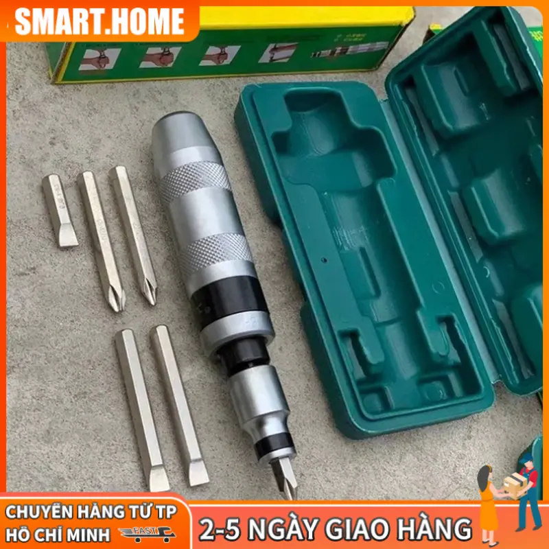 【Free ship】Bộ tua vít đóng đảo xoay chiều cao cấp 13 món