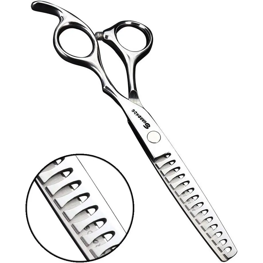 sharonds Hair stylist 6 "professional hair cut Stainless Steel barber Hair cut tools Barber scissors Haircare Heatless