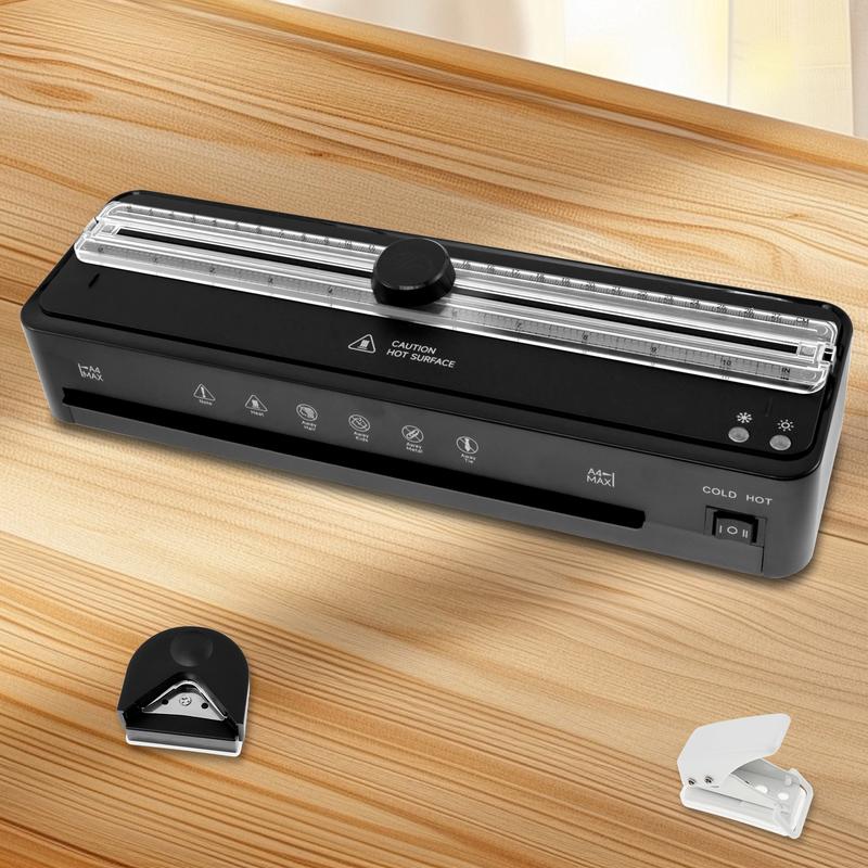 Product Introduction of Laminator Machine Kit 13 Inch Multifunctional Thermal Lamination Machine Safe A4 Office Laminator Household Laminator Machine with 50 Laminating Sheet for Home Office 4u162 42