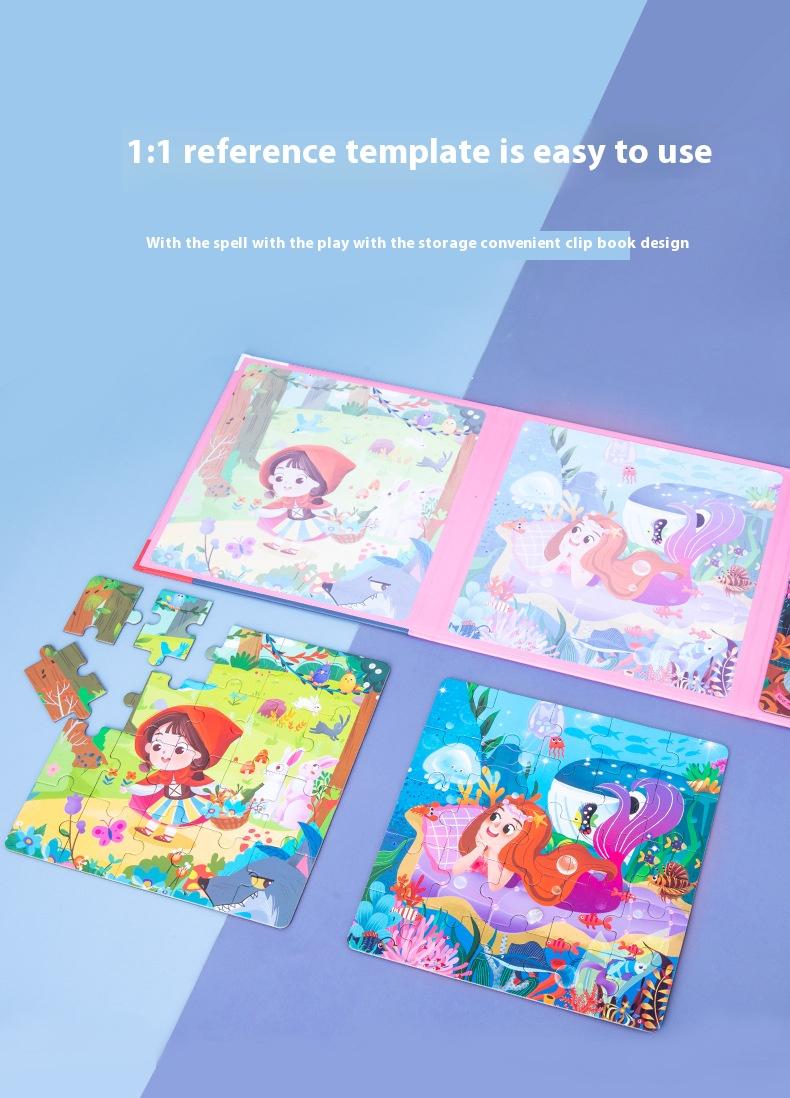 Product Introduction of Advanced Magnetic Puzzle 3-6 Years Old, Baby and Child Early Education Educational Toys Magnetic Puzzle Book 10