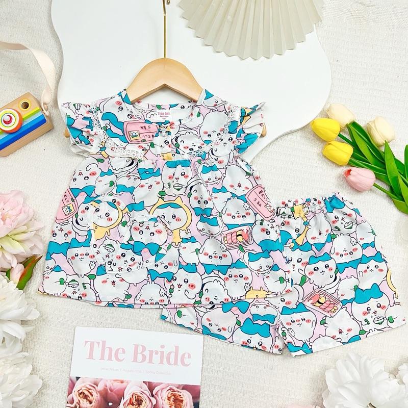 Product Introduction of TOLEXINH [23kg-41kg] đồ bộ tay cánh tiên quần đùi bé gái - vải tole loại 1 [FREESHIP] 12