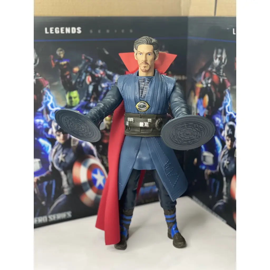 Doctor Strange-Đồ Chơi Mô Hình Biệt Đội Siêu Anh Hùng Avenger, Khớp Tay, Chân Linh Hoạt, Có Đèn Và Nhạc Cao 30CM