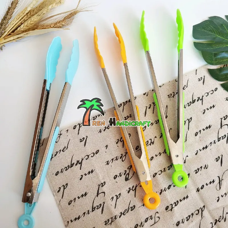 ARENHANDICRAFT Pencapit Makanan Stainless Warna 3