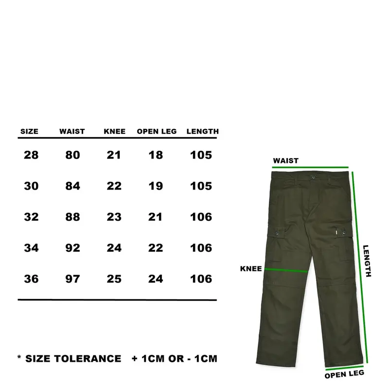CELANA CARGO TIMEBOMB | CARGO PANTS | ARMY RIPSTOP BARU 5