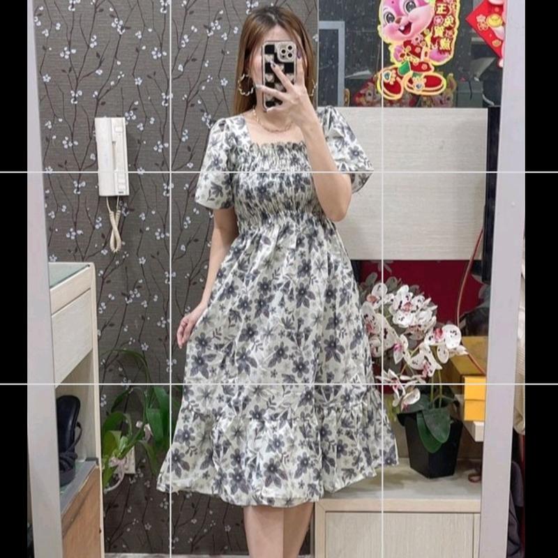 Gege-  Natasya dress/ daster Motif bunga dress fashion wanita  banyak motif 7