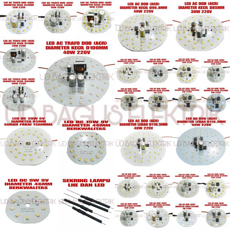 PCB LED AC ACR DAN PREMIUM 3W SD 60W LENGKAP - PCB LED DC - PCB - Shop ...