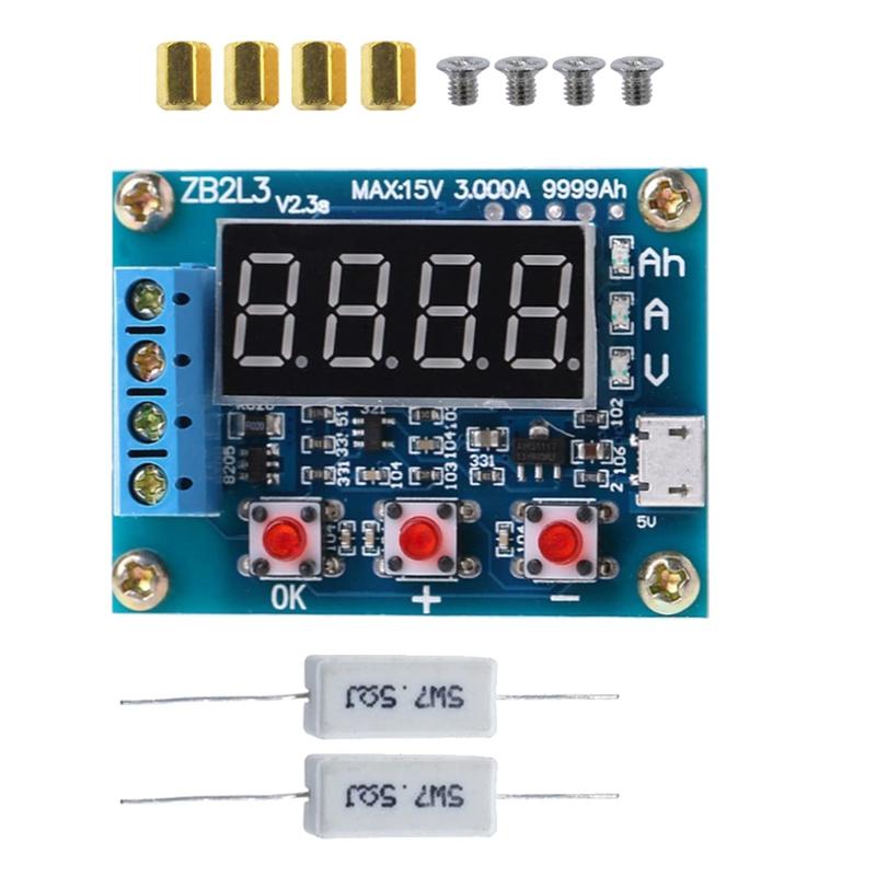 1.2V-12V Battery Capacity Meter Discharge Tester Analyzer 18650 Lithium Ion Lithium Lead Acid Battery Capacity Meter 2
