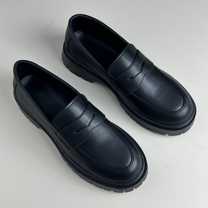 (Lùi 1 Size) Dustino Giày Chunky Loafer Nam Đế 5cm Khâu Chắc Chắn, Giày Lười Đế Cao Nam 4