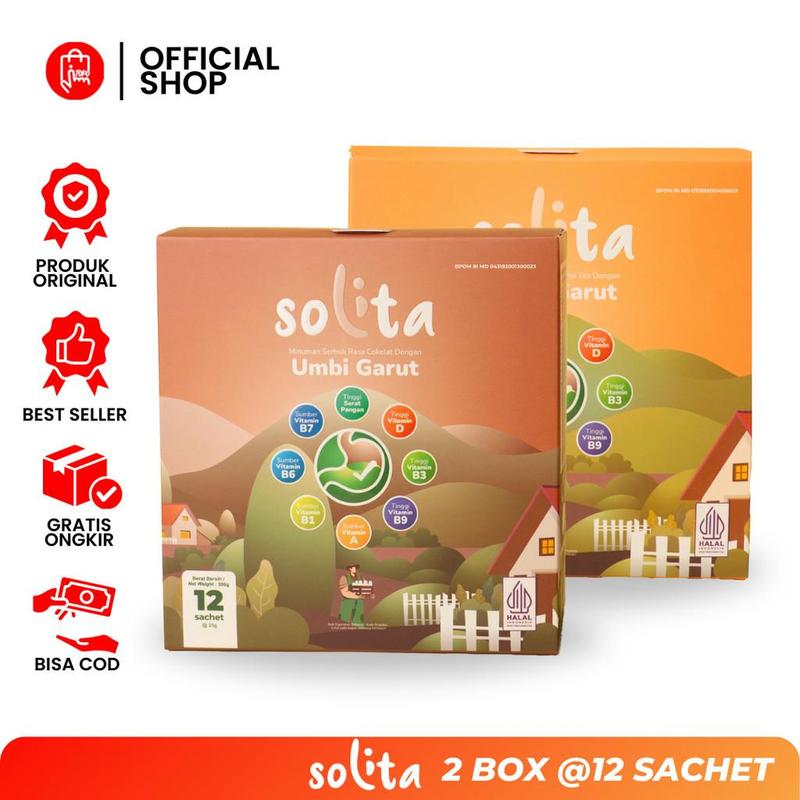 Solita umbi Garut paket bundling Mix isi 12 rasa Cokelat & Thai tea 0
