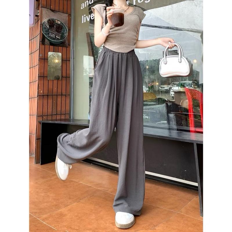 Product Introduction of Quần đũi ống suông cạp chun, chất mềm mát dễ mix đồ Phong Cách Hàn 11
