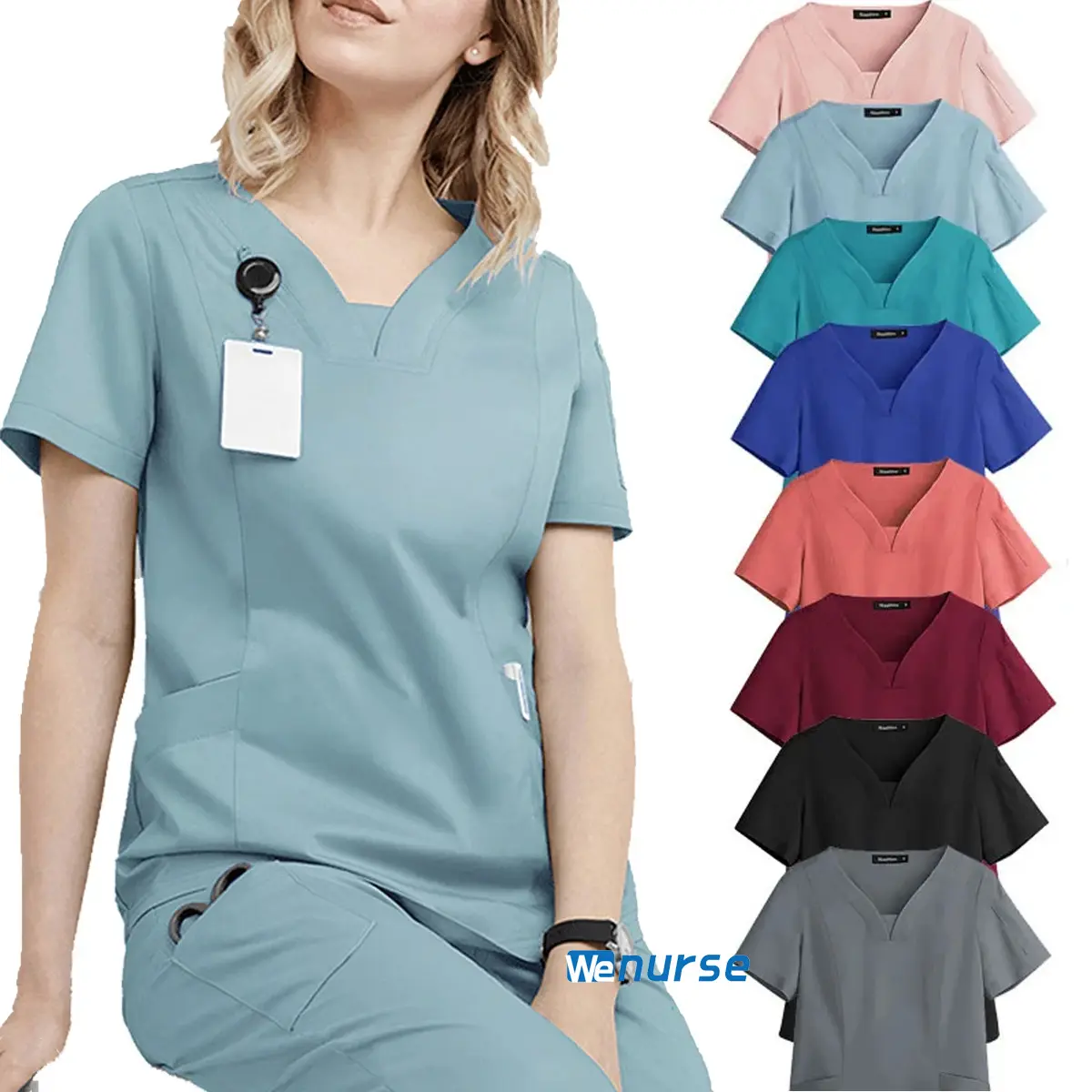 Medical Scrub Set for Dentists & Nurses - Breathable Dental Surgery Uniform| Dental Clinic, Beauty Salon Workwear| Comfortable & Stylish (Unisex)