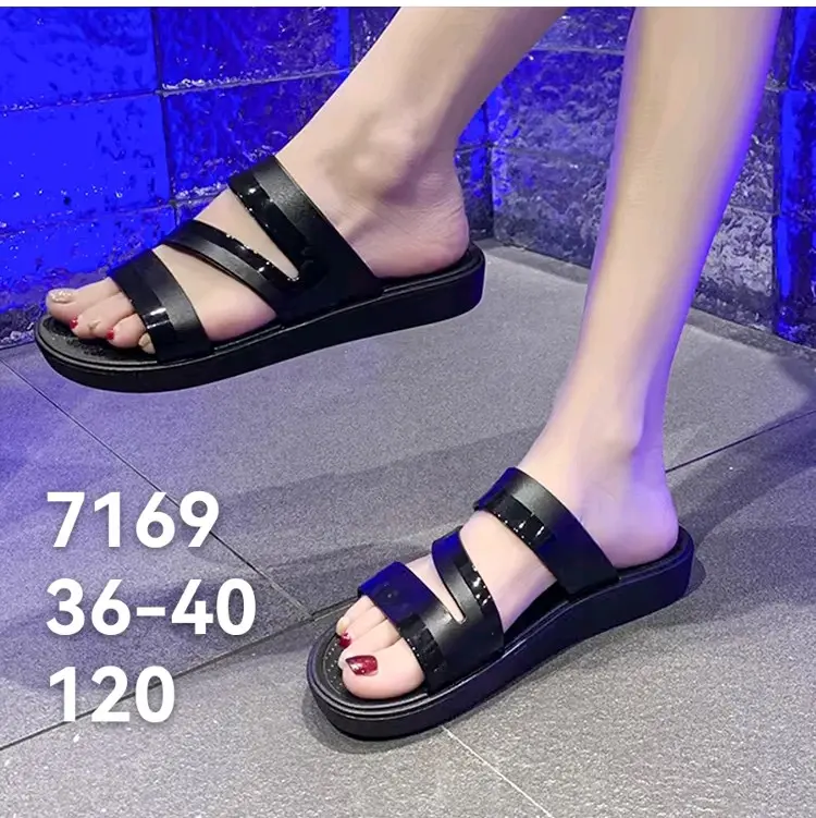 dép lê Sài Gòn nữ 3 quai ngang mềm, êm, nhẹ  .. ,chống trơn trượt tốt...