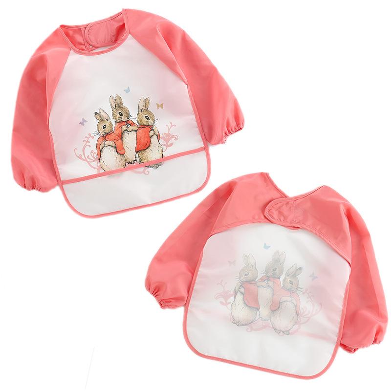 Product Introduction of Cute Baby Bibs Toddler Waterproof Long Sleeve Apron Cartoon Animals Children Feeding Bib Newborn Boy Girl Burp Cloths for1-3Year 10