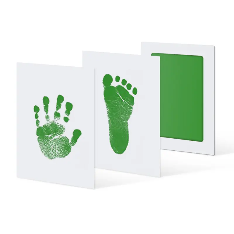 Newborn Baby Handprint Footprint Pad Safe Non-Toxic Clean Touch Ink Pad Photo Easy To Operate Hand Foot Print Pad
