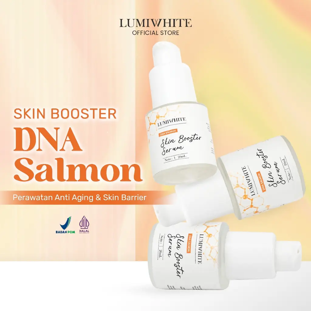 LumiWhite - Serum DNA Salmon 20ml | Mencerahkan Wajah | Anti Aging Skincare 4U