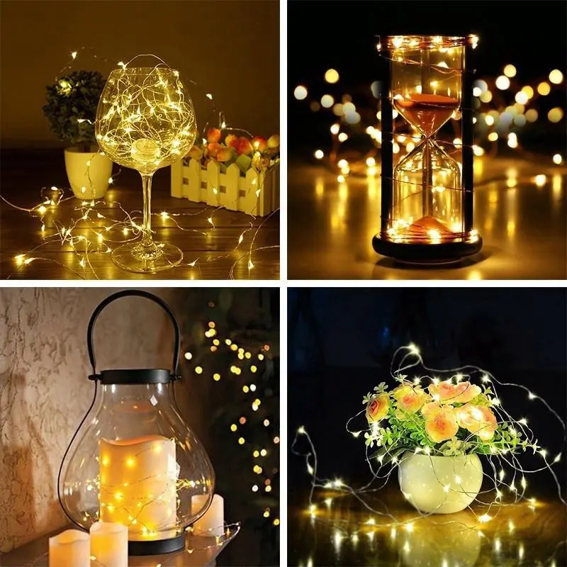 BISA COD L5420 Lampu Hias 1M 2M 3M 5M / Lampu Tumblr Kawat Hias Dekorasi / Lampu Kawat LED 5