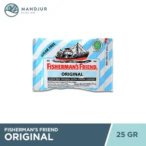 Fisherman's Friend Original Sugar Free - Permen Pelega Tenggorokan