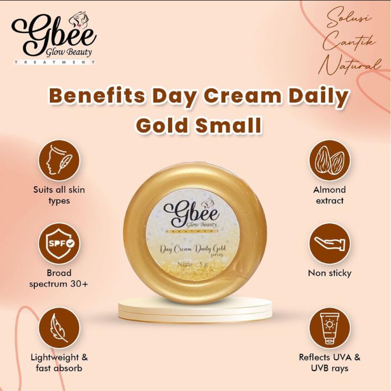 Product Introduction of Gbee Glow Beauty Day Cream Gold Small 5gr Mengandung SPF 30 PA++  Perawatan Mencerahkan Kulit Remaja Wajah 3