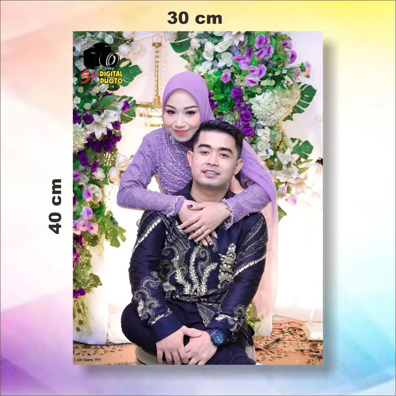 Cetak Foto 20R (30x40) plus bingkai MDF 0