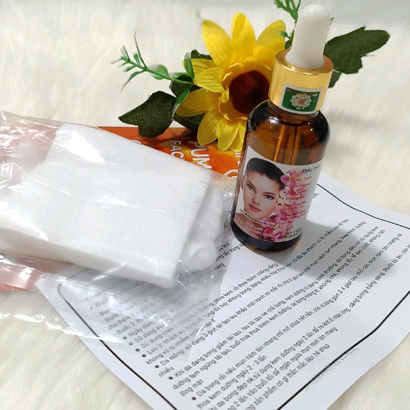 Chai Tinh Chất Peel Da Hỗ Trợ Trị Mụn Nám Tàn Nhang Combo Thảo Dược Tái Tạo Da Không Điều Màu Lỗ Chân Lông