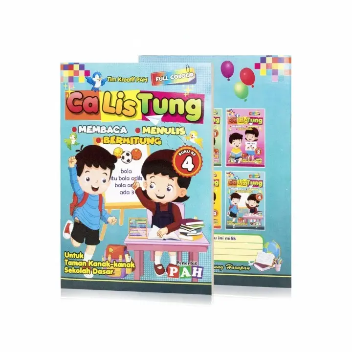 Buku 1 Paket isi 4 buku  CALISTUNG ~ Edukasi 5