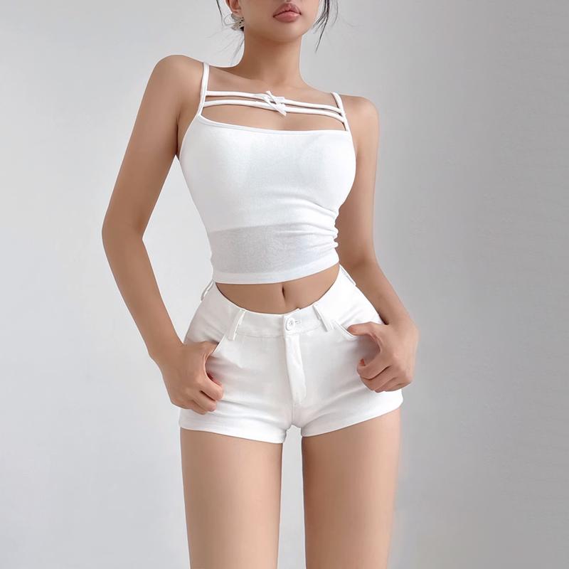 Quần Đùi Nữ Cạp Trễ PINKSTORE29 Kiểu Ôm Tôn Dáng Q129 5