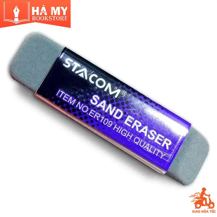 (1 Cục) Gôm (tẩy) mực viết máy 02 đầu Stacom – ER109
