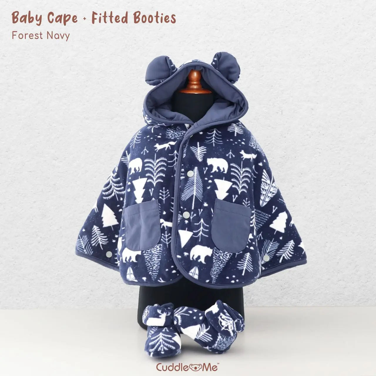 TERMURAH set babycape booties cuddleme/jaket selimut bayi /jaket couple sepatu /jaket kekinian