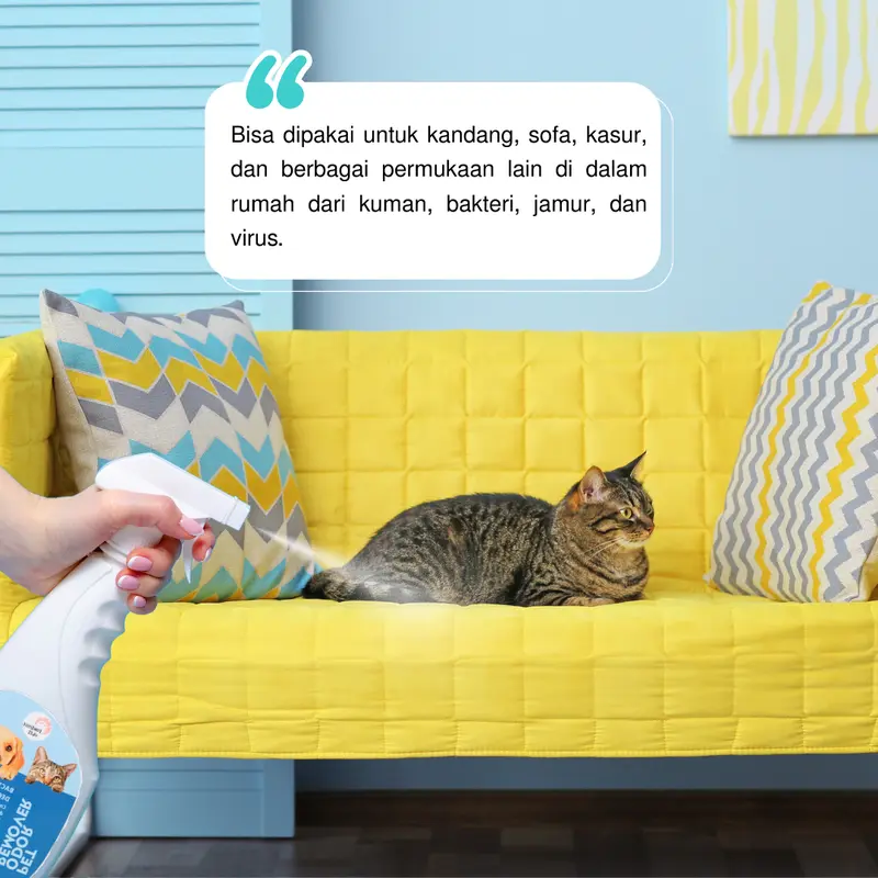 Penghilang Bau Kotoran Kucing Anjing Disinfectant Spray 500ml 2