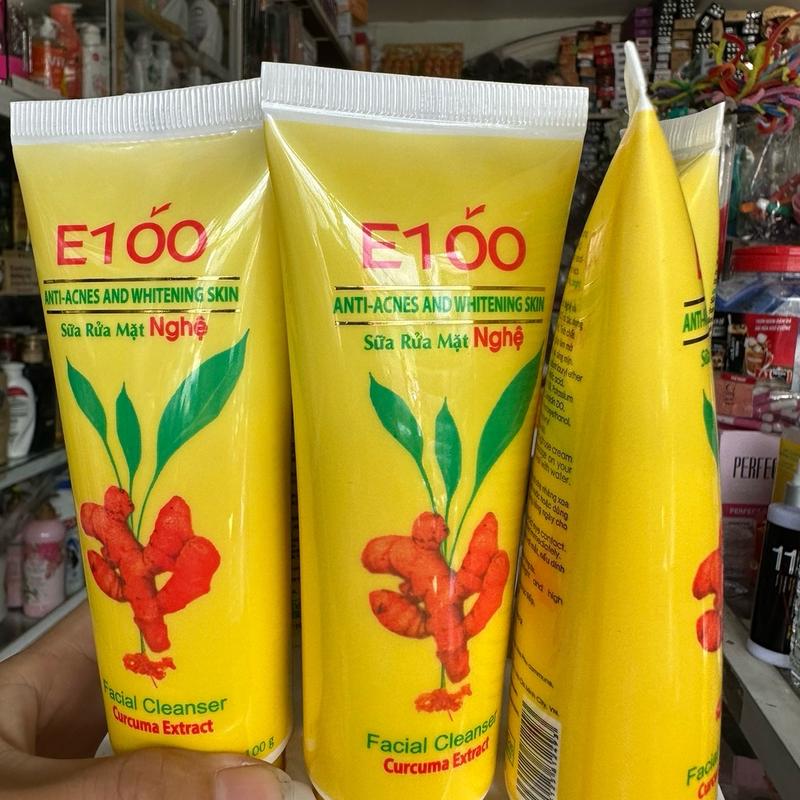 Sữa  rửa mặt nghệ E100 tips lớn 100g