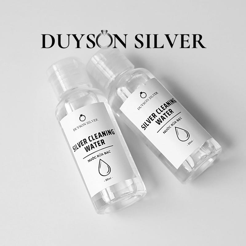 Nước rửa trang sức bạc DUYSON làm sạch nhẫn, vòng cổ, bông tai, lắc tay, chân bằng bạc [NRB]